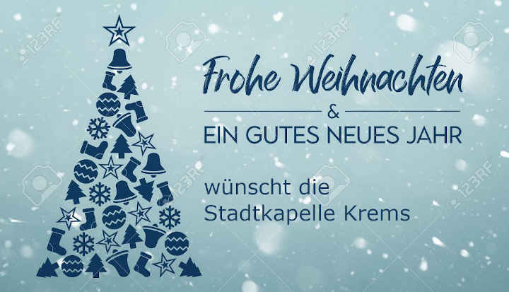 Weihnachtsgrüße 2022 der Stadtkapelle Krems