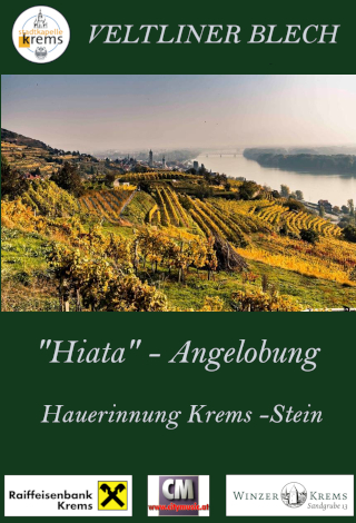 Veltliner Blech - Hiata Angelobung - Krems Stein