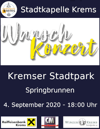 Stadtkapelle Krems Wunschkonzert im Stadtpark