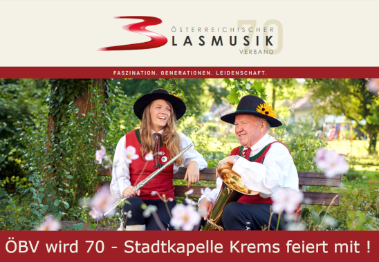 Stadtkapelle Krems feiert 70 Jahre österreichischer Blasmusikverband