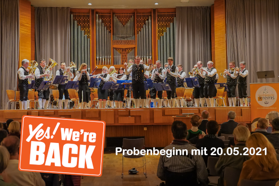 Stadtkapelle Krems feiert Comeback nach Lockdown