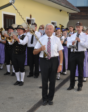 90. Geburtstag von Ehrenstabführer der Stadtkapelle Krems