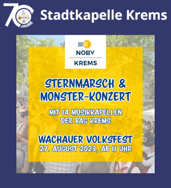 Stadtkapelle Krems beim Wachauer Volksfest